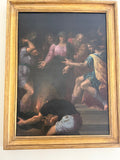 17th Century Emilian School Oil Painting – Dramatic Martyrdom Scene