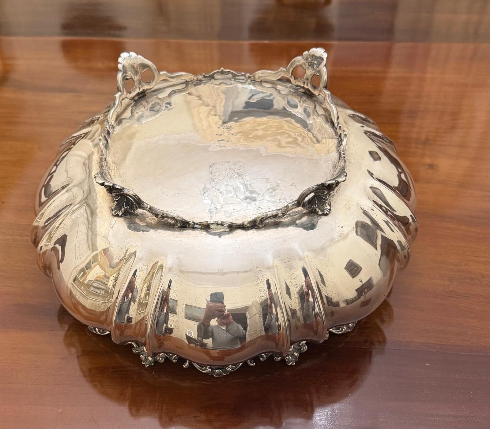 Frugoni Roma 800 Silver Centerpiece (1092g)