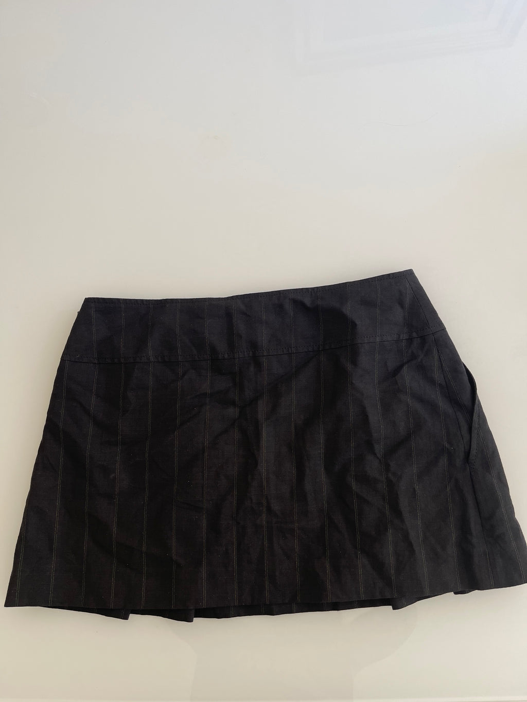 Gucci Pleated Mini Skirt with Horsebit Buckle Details