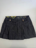 Gucci Pleated Mini Skirt with Horsebit Buckle Details