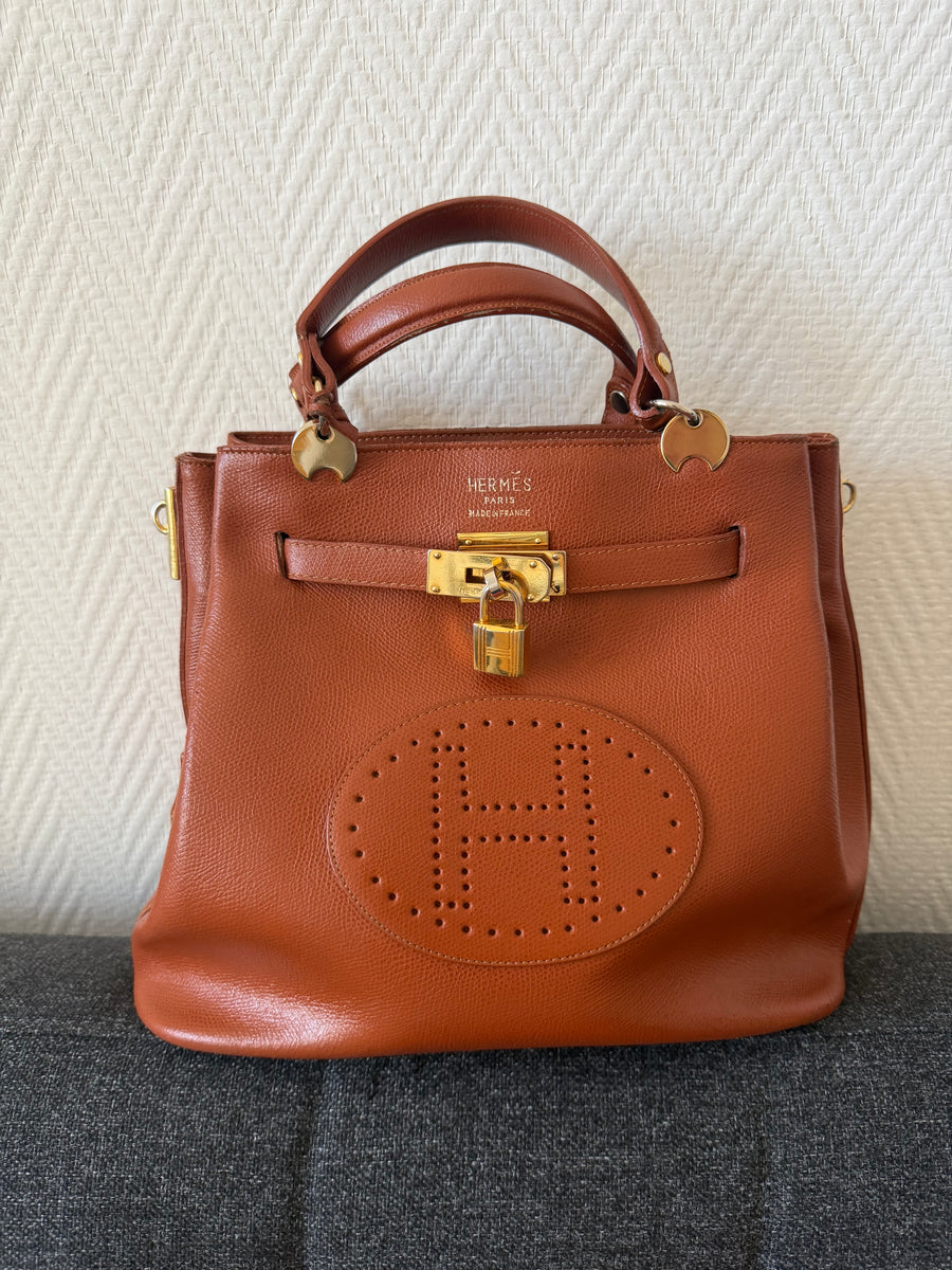 Vintage Hermès Kelly “H Perforated” Leather Bag