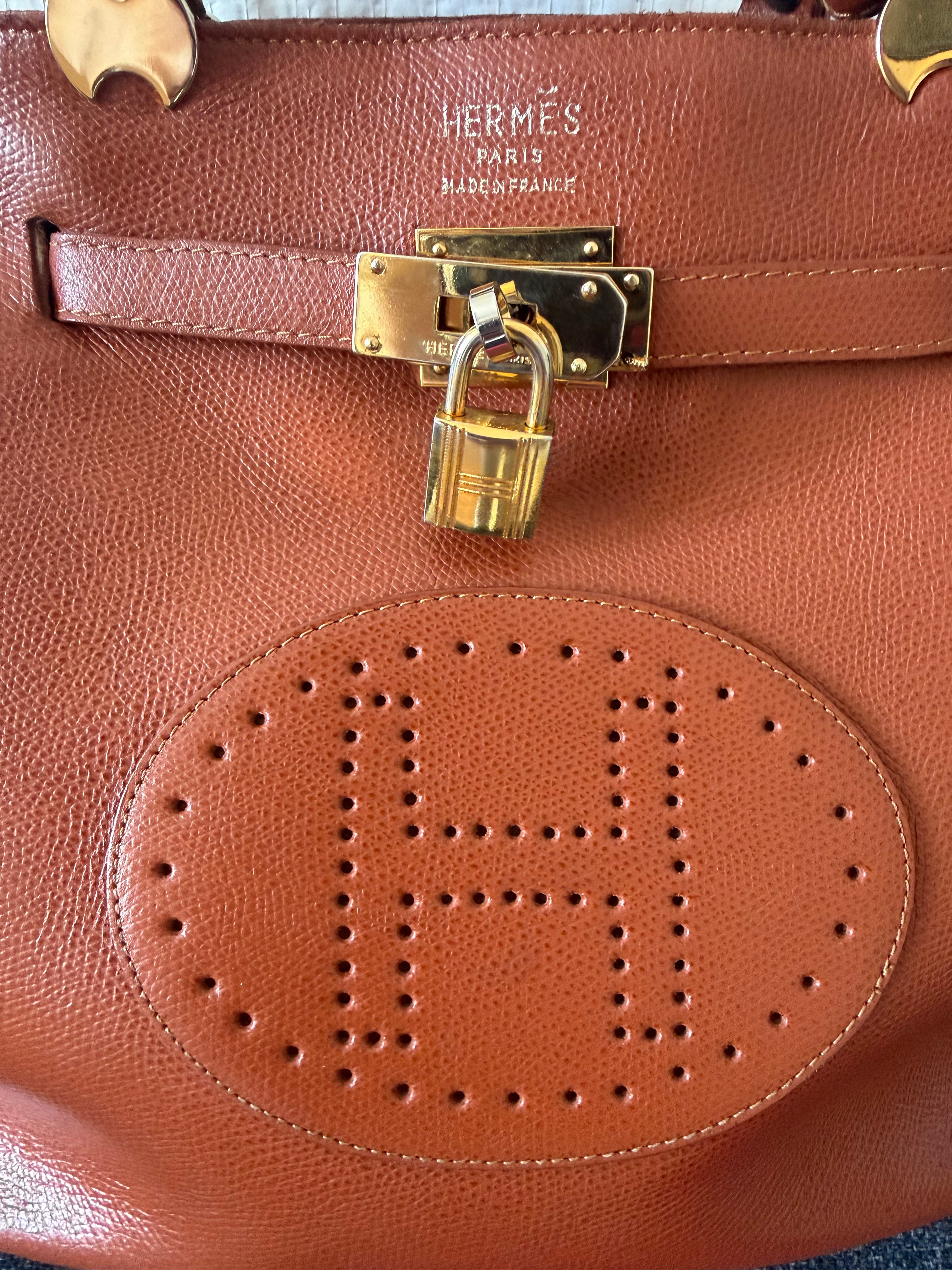 Hermès Kelly “H Perforated” Leather Bag