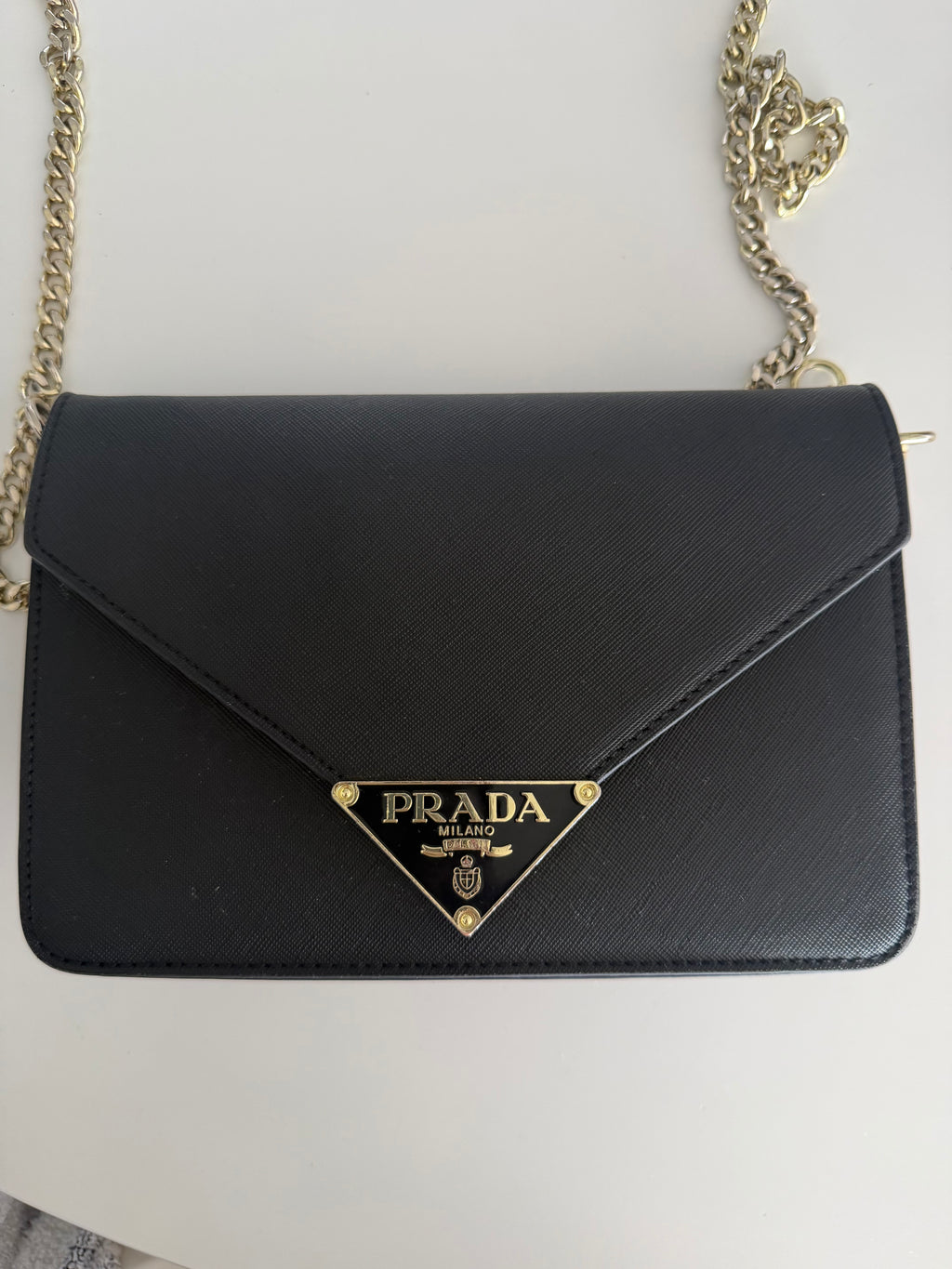 Prada Black Saffiano Leather Crossbody Bag