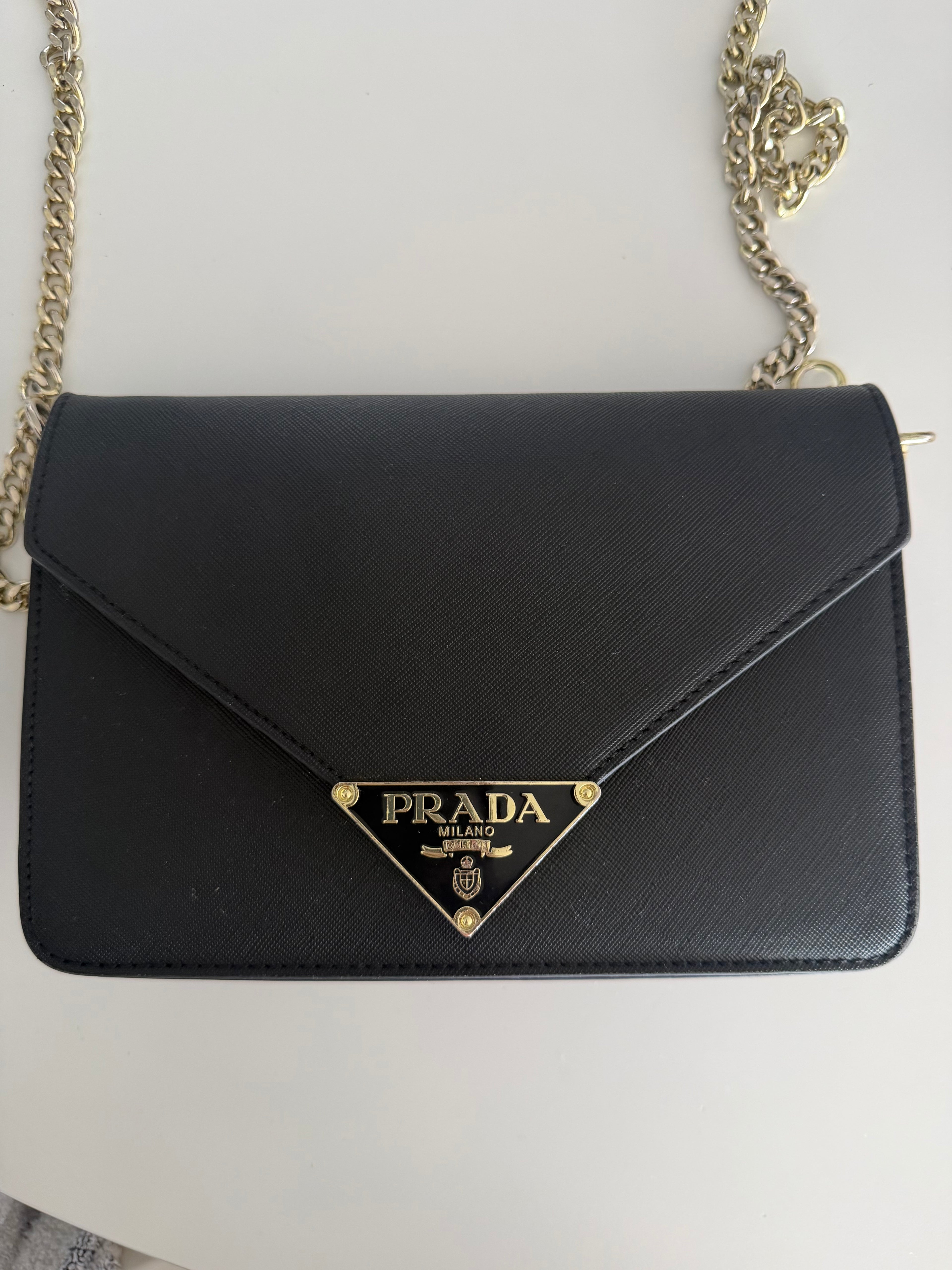 Prada Black Saffiano Leather Crossbody Bag