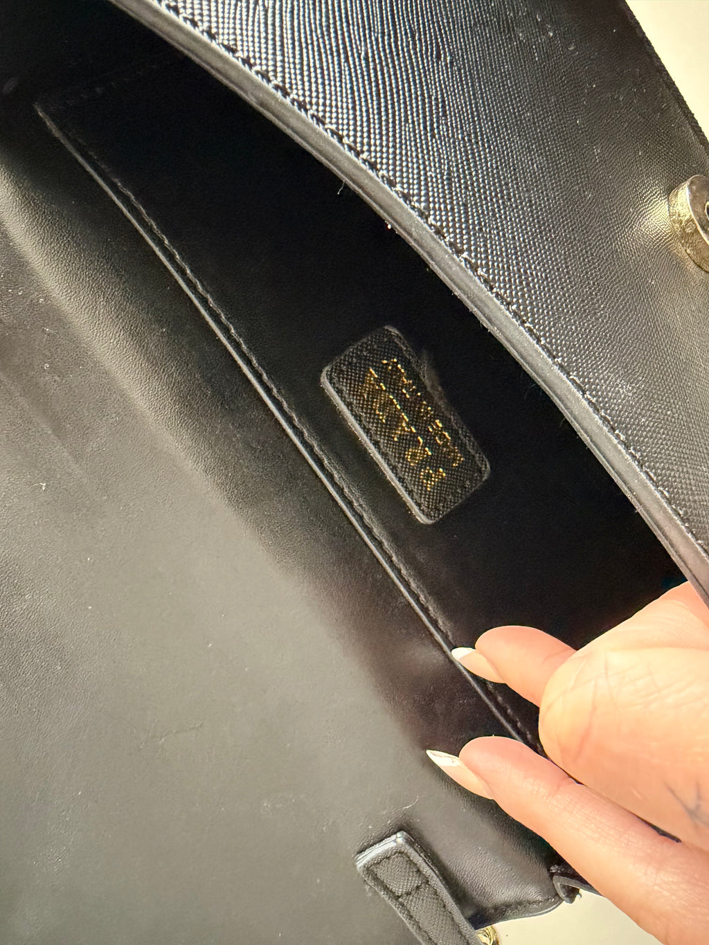 Prada Black Saffiano Leather Crossbody Bag