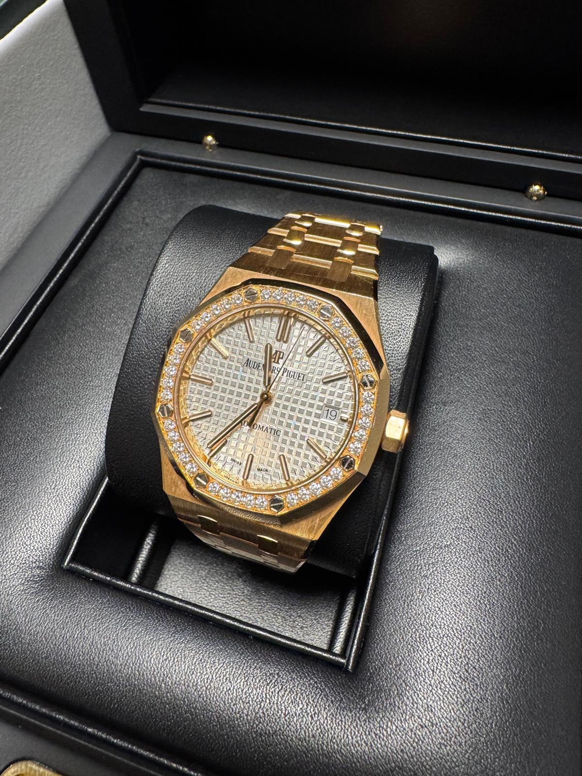 Audemars Piguet Royal Oak 37mm Rose Gold Diamond