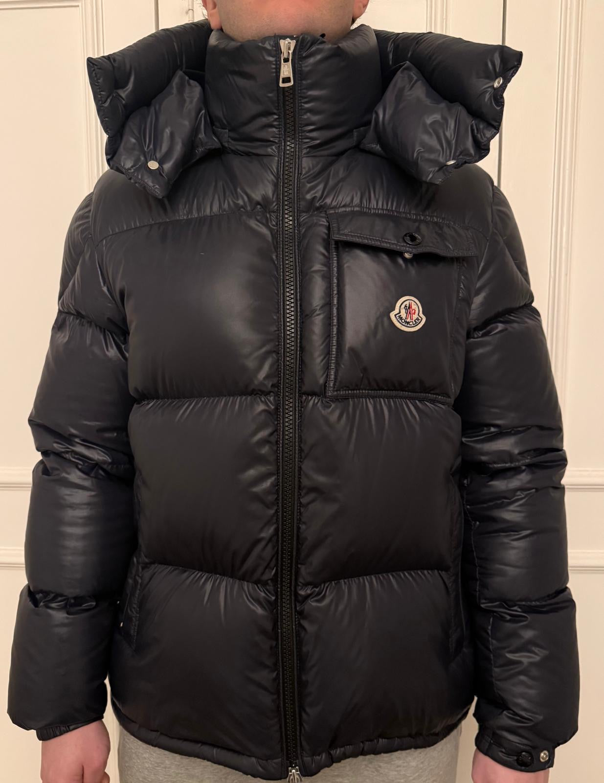 Moncler Montbeliard Blue Down Jacket – Size 5 (XL)