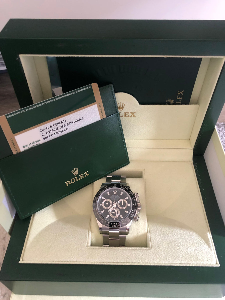 Rolex Cosmograph Daytona 116500LN “Black Dial” – 2021 Full Set (Unworn)